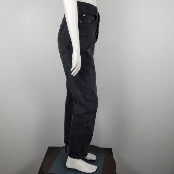 Hey Samy Stef Light Wash Asymmetrical Waistline Straight Leg Jeans NWT - Picture 5 of 11